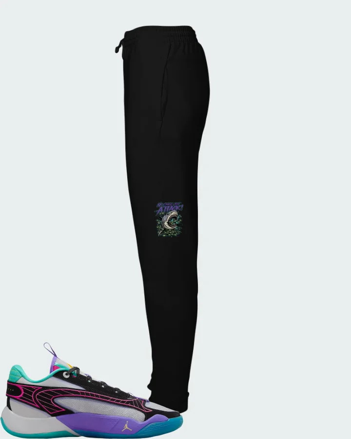 Jordan Luka 2 All-Star Wolf Grey Purple Pink Matching Joggers