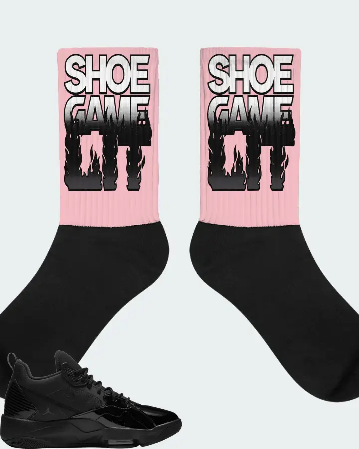 Jordan Zoom 92 Sneaker Matching Pink Socks - Shoe Game Lit Refreshed