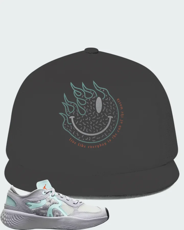 Jordan Delta 3 Low Wolf Grey Glacier Blue Matching Hat