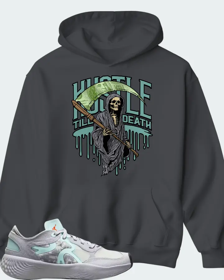 Jordan Delta 3 Low Wolf Grey Glacier Blue Matching Hoodie