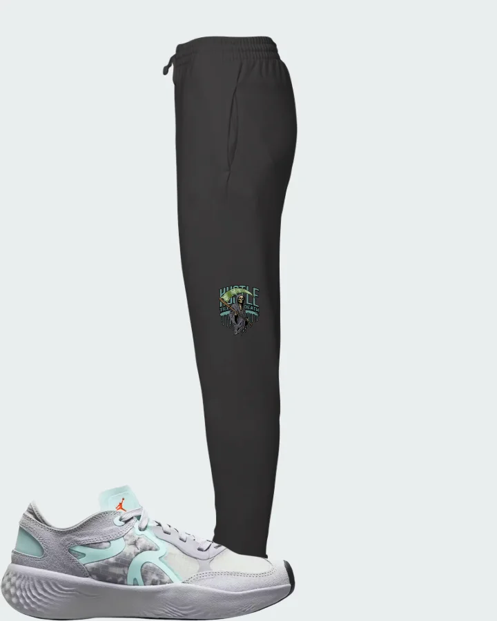 Jordan Delta 3 Low Wolf Grey Glacier Blue Matching Joggers