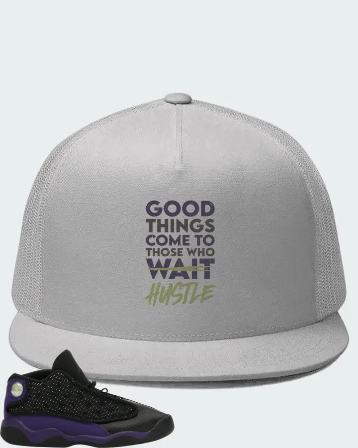 Jordan 13 Retro Sneaker Matching White Hat - Good Things Come