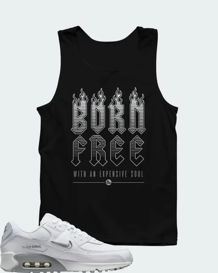 Nike Air Max 90 White Grey Jewel Matching Tank Top