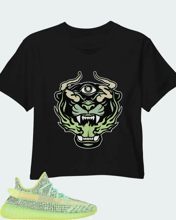 adidas Yeezy Boost 350 V2 Yeezreel (Reflective) Matching Crop Top