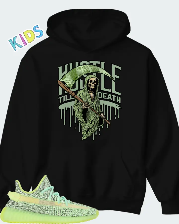 adidas Yeezy Boost 350 V2 Yeezreel (Reflective) Matching Kid's Hoodie