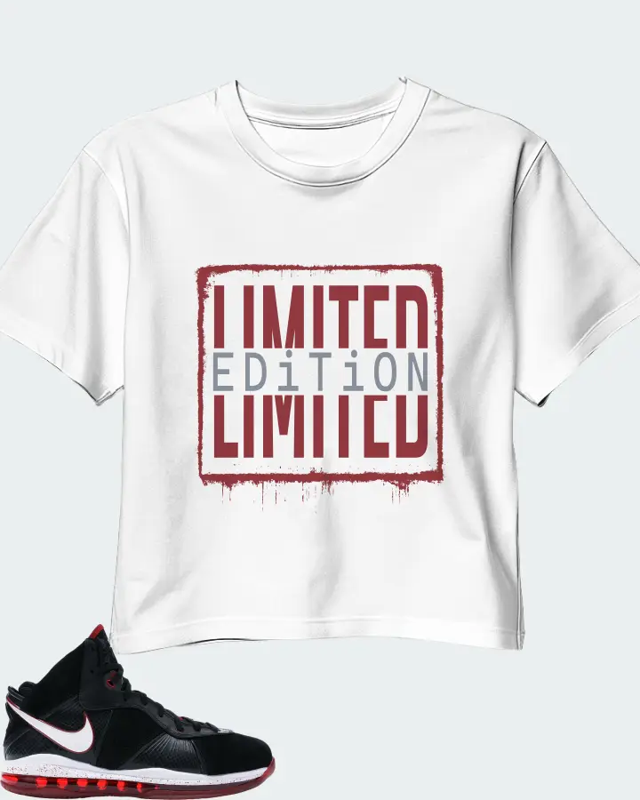 Nike LeBron 8 Sneaker Matching White Crop Top - LIMITED EDITION