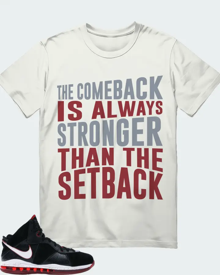 Nike LeBron 8 Sneaker Matching Ash T-Shirt - The Comeback