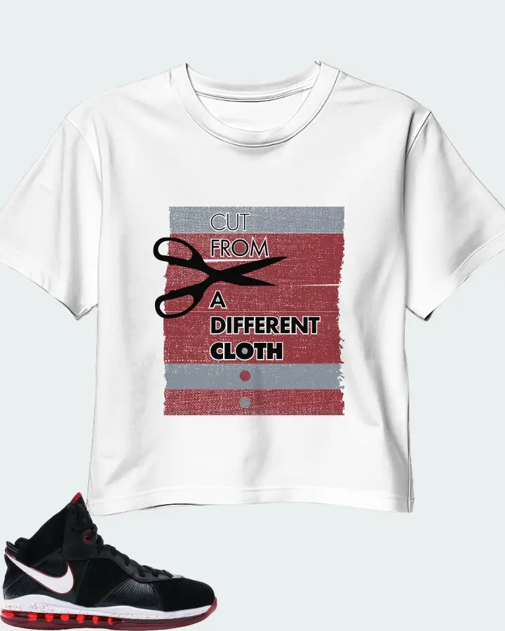 Nike LeBron 8 Sneaker Matching White Crop Top - Cut From a Different Cloth