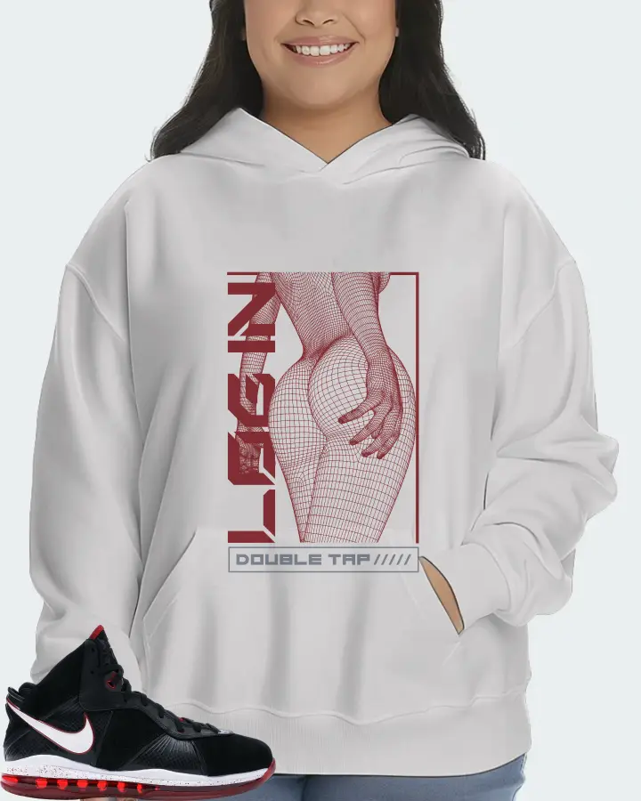 Nike LeBron 8 Sneaker Matching White Hoodie (LOGIN) - View 7