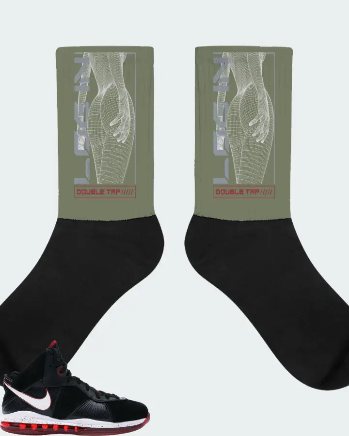 Socks in Olive