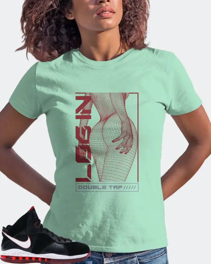 Nike LeBron 8 Sneaker Matching Mint T-Shirt (LOGIN) - View 3