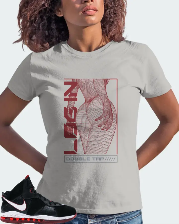 Nike LeBron 8 Sneaker Matching Grey T-Shirt (LOGIN) - View 3