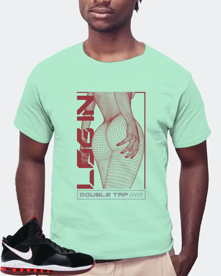 Nike LeBron 8 Sneaker Matching Mint T-Shirt (LOGIN) - View 4