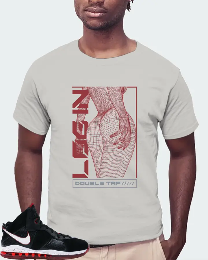 Nike LeBron 8 Sneaker Matching Grey T-Shirt (LOGIN) - View 4