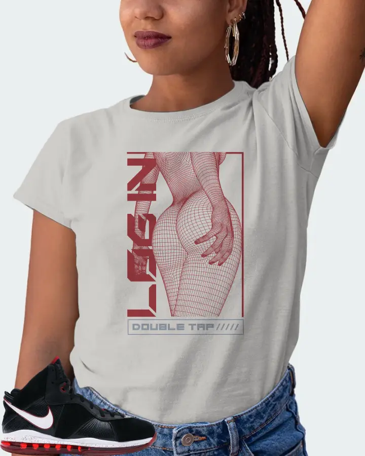 Nike LeBron 8 Sneaker Matching Grey T-Shirt (LOGIN) - View 5