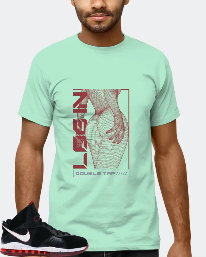 Nike LeBron 8 Sneaker Matching Mint T-Shirt (LOGIN) - View 6