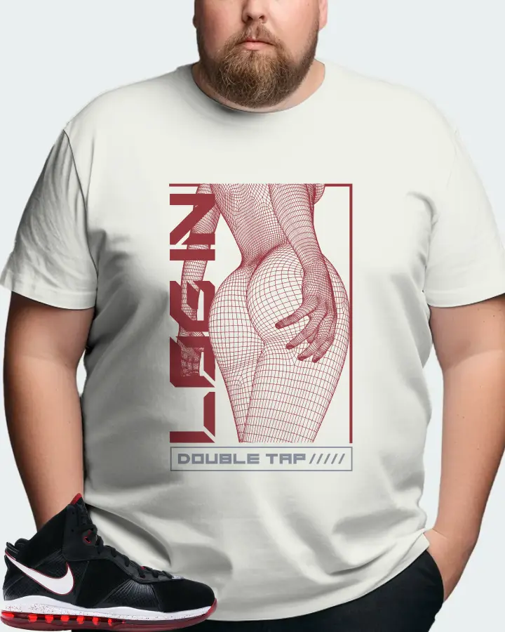 Nike LeBron 8 Sneaker Matching Ash T-Shirt (LOGIN) - View 8