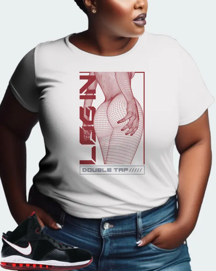 Nike LeBron 8 Sneaker Matching White T-Shirt (LOGIN) - View 9