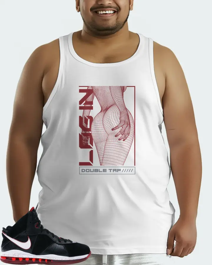 Nike LeBron 8 Sneaker Matching White Tank Top (LOGIN) - View 6