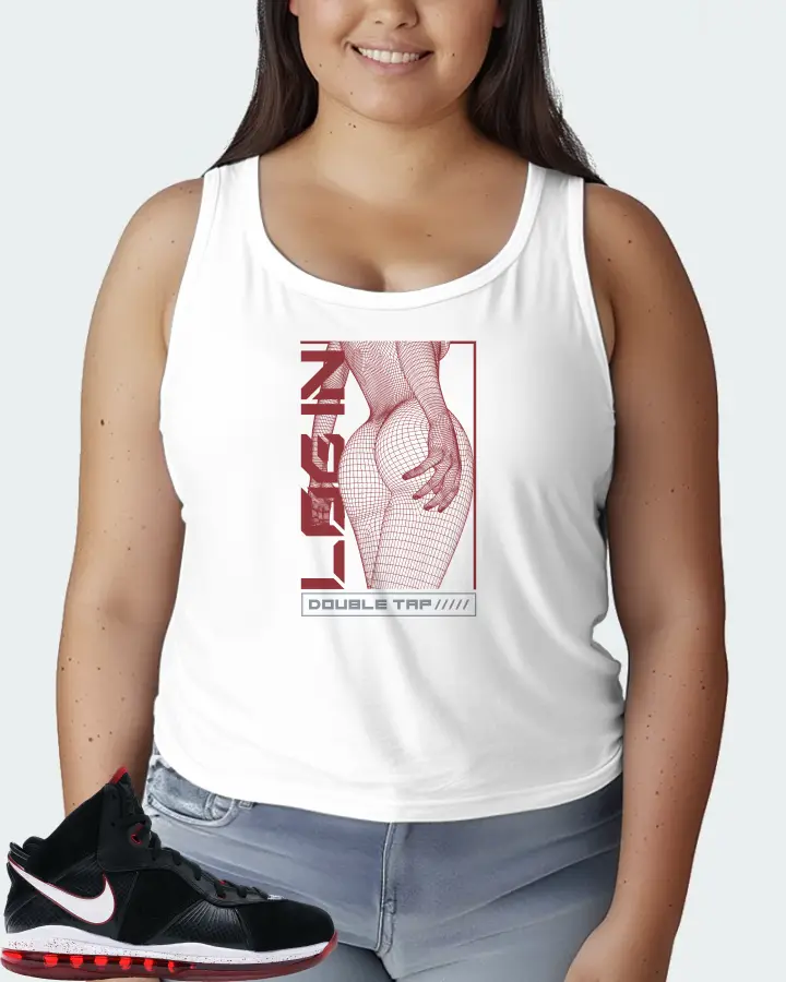 Nike LeBron 8 Sneaker Matching White Tank Top (LOGIN) - View 7