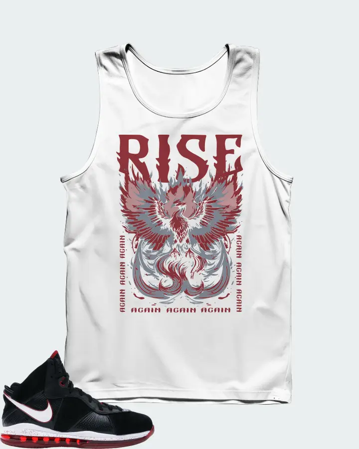 Nike LeBron 8 Sneaker Matching White Tank Top - RISE