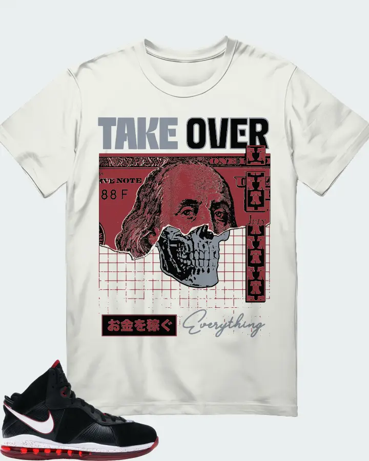 Nike LeBron 8 Sneaker Matching Ash T-Shirt - Take Over