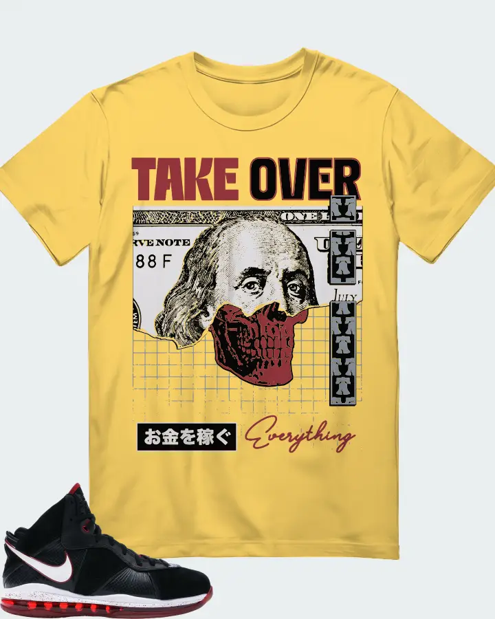 Nike LeBron 8 Sneaker Matching Yellow T-Shirt - Take Over