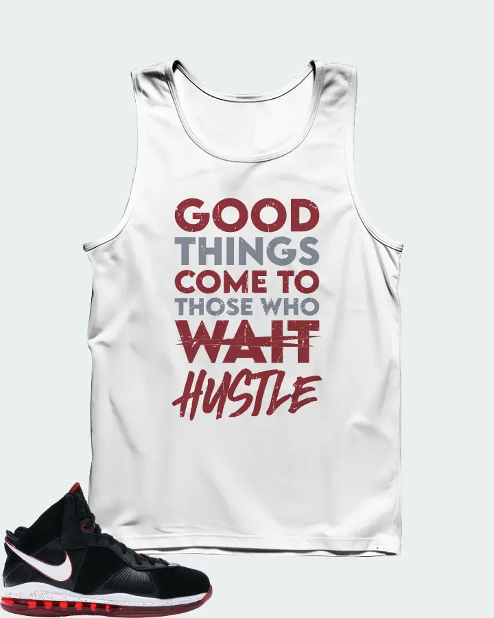 Nike LeBron 8 Sneaker Matching White Tank Top - Good Things Come