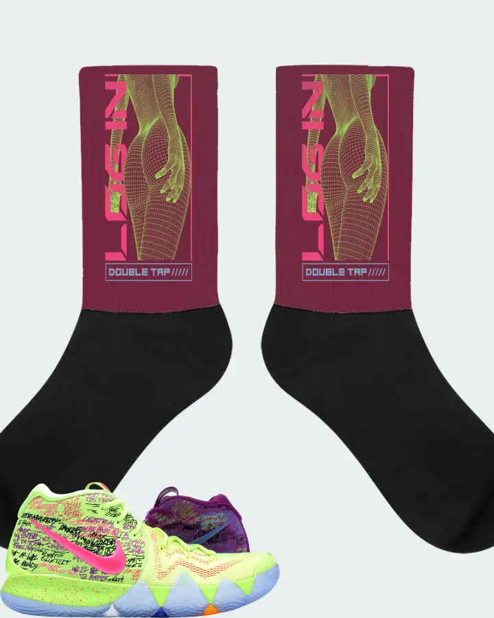 Socks in Maroon