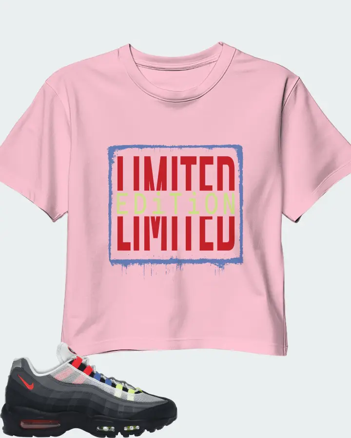 Nike Air Max 95 Sneaker Matching Pink Crop Top - LIMITED EDITION
