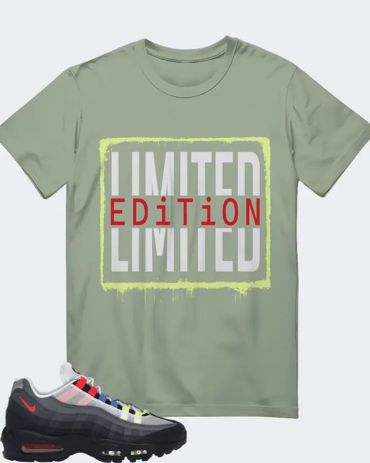 Nike Air Max 95 Sneaker Matching Sage T-Shirt - LIMITED EDITION