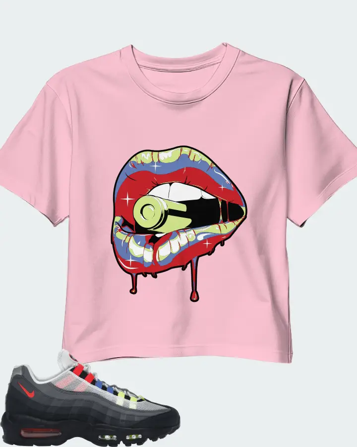 Nike Air Max 95 Sneaker Matching Pink Crop Top - Kiss of Death