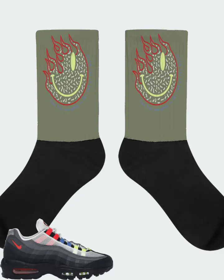 Socks in Olive