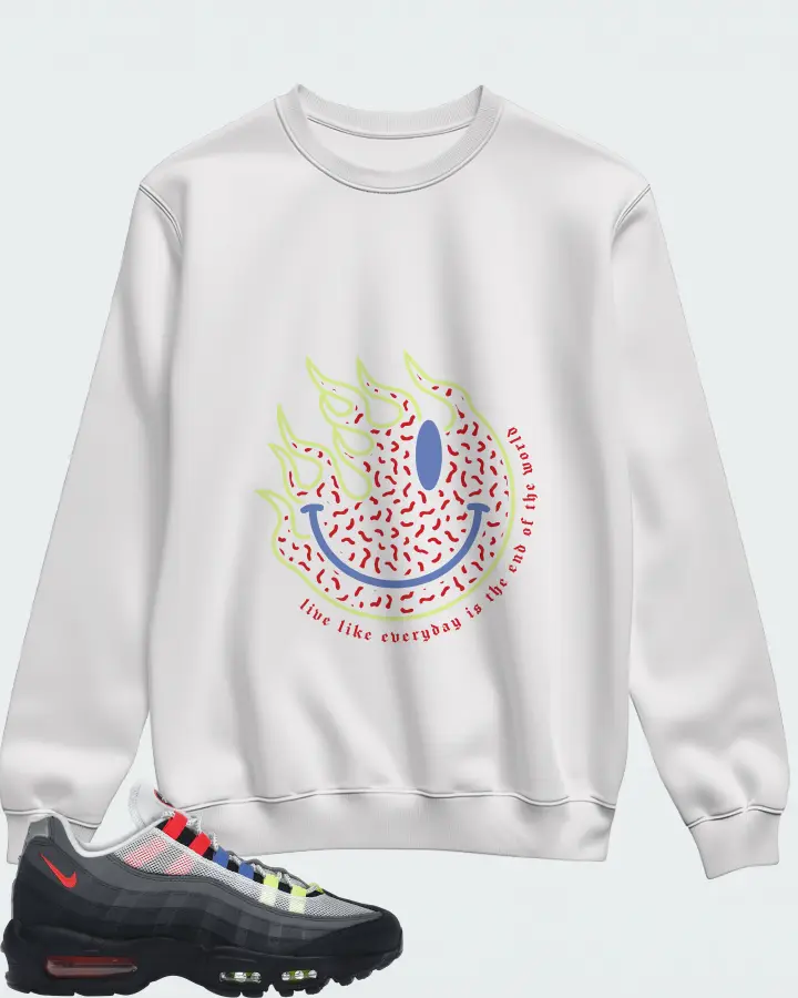 Sweatshirt in White
