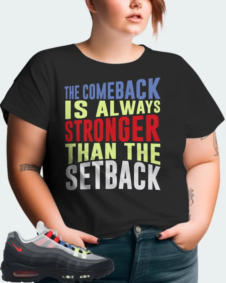 Nike Air Max 95 Sneaker Matching Graphite T-Shirt (The Comeback) - View 11