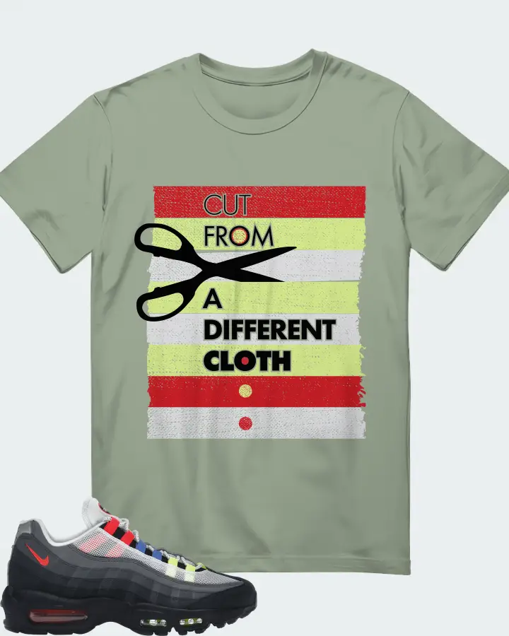 Nike Air Max 95 Sneaker Matching Sage T-Shirt - Cut From a Different Cloth