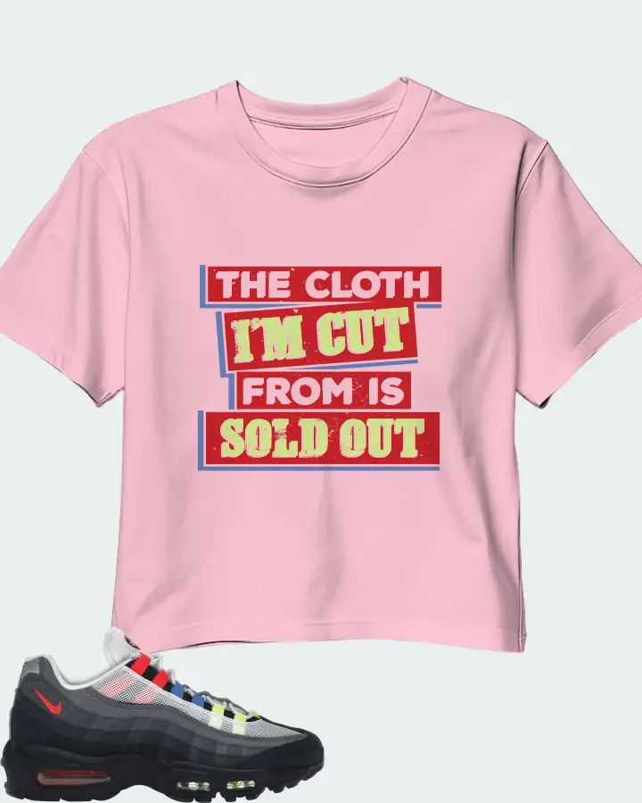 Nike Air Max 95 Sneaker Matching Pink Crop Top - The Cloth I'm Cut From Refreshed