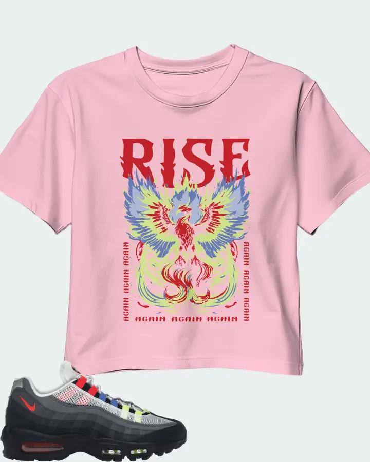 Nike Air Max 95 Sneaker Matching Pink Crop Top - RISE