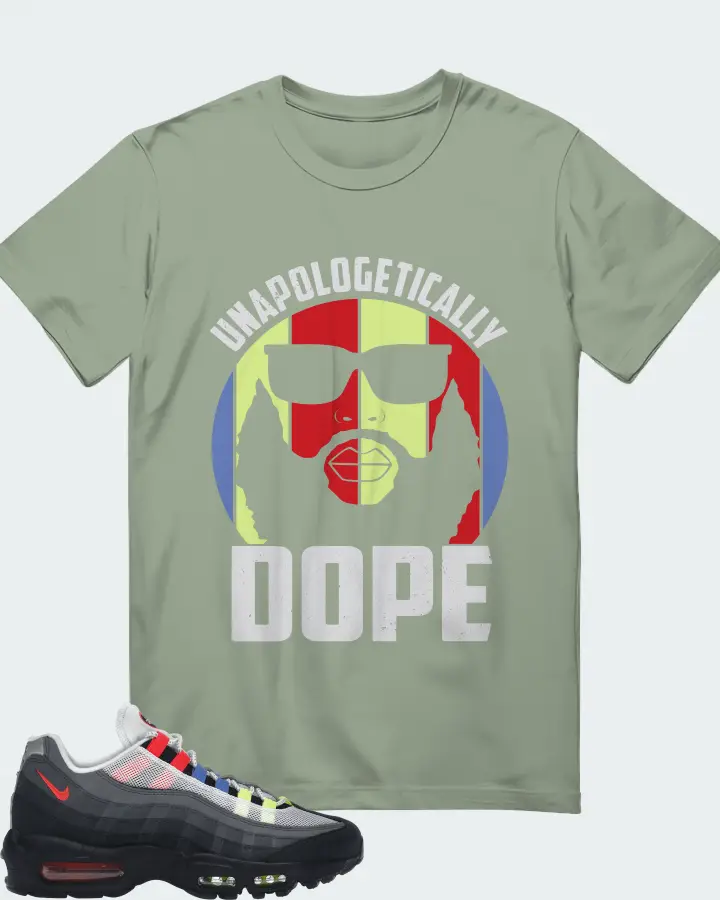 Nike Air Max 95 Sneaker Matching Sage T-Shirt - UNAPOLOGETICALLY DOPE Man