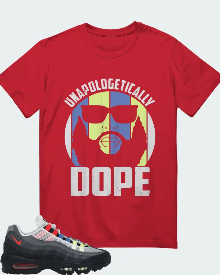 Nike Air Max 95 Sneaker Matching Red T-Shirt - UNAPOLOGETICALLY DOPE Man