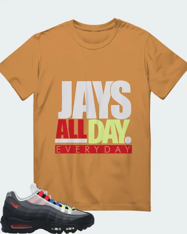 Nike Air Max 95 Sneaker Matching T-Shirt - Jays All Day