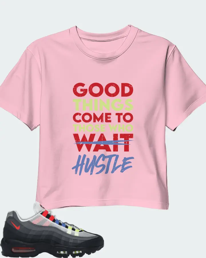 Nike Air Max 95 Sneaker Matching Pink Crop Top - Good Things Come