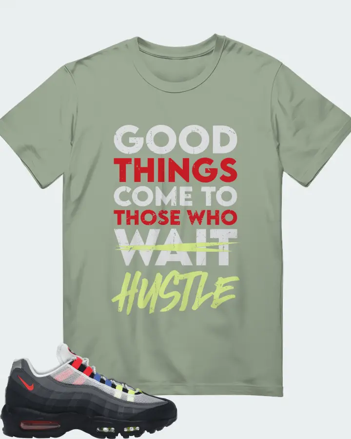 Nike Air Max 95 Sneaker Matching Sage T-Shirt - Good Things Come