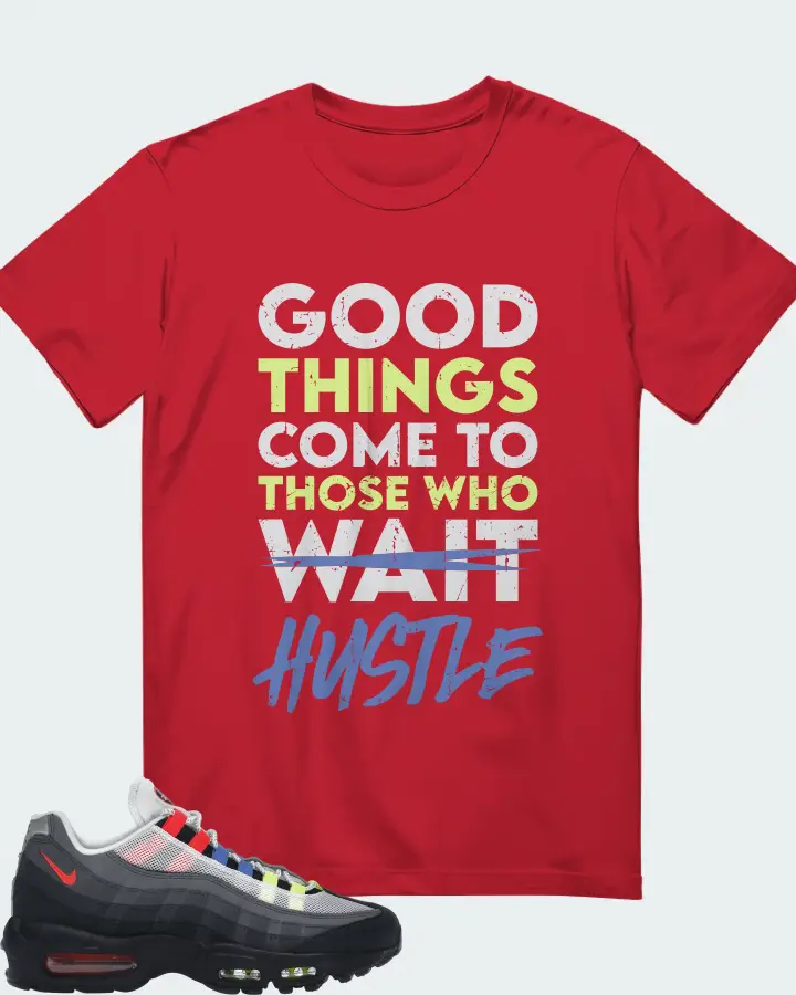 Nike Air Max 95 Sneaker Matching Red T-Shirt - Good Things Come