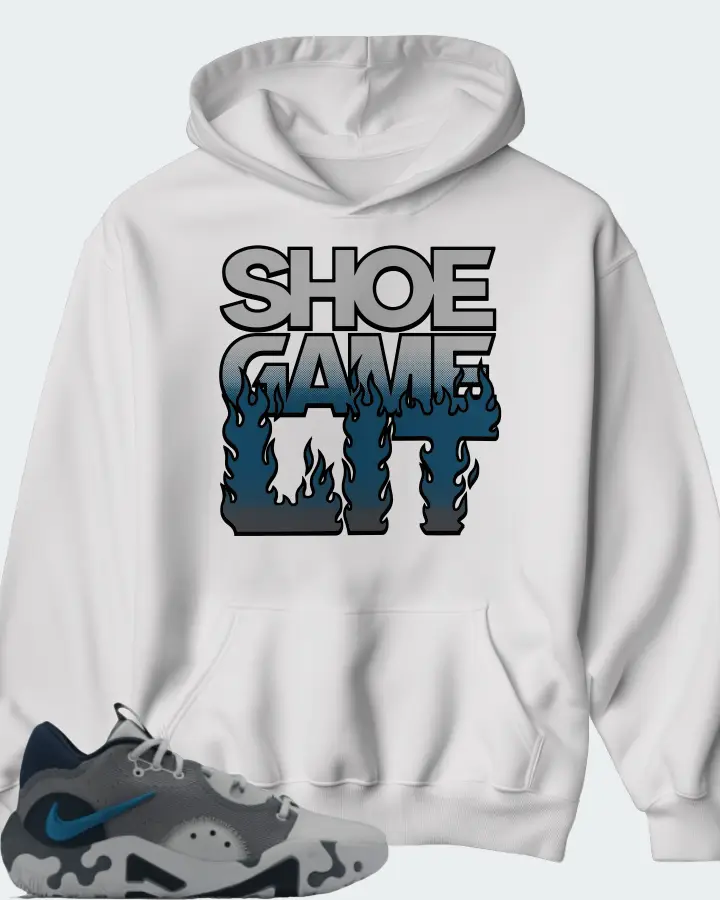Nike PG 6 Sneaker Matching White Hoodie - Shoe Game Lit Refreshed