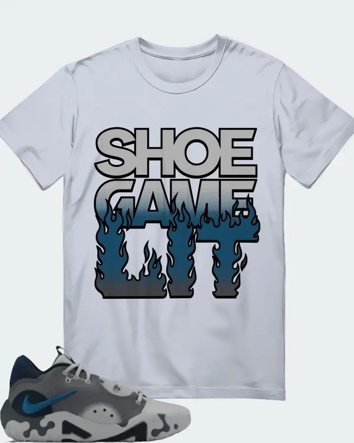 Nike PG 6 Sneaker Matching Light Blue T-Shirt - Shoe Game Lit Refreshed
