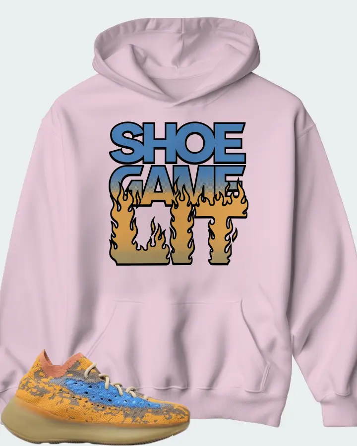 adidas Yeezy Boost 380 Sneaker Matching Pink Hoodie - Shoe Game Lit Refreshed