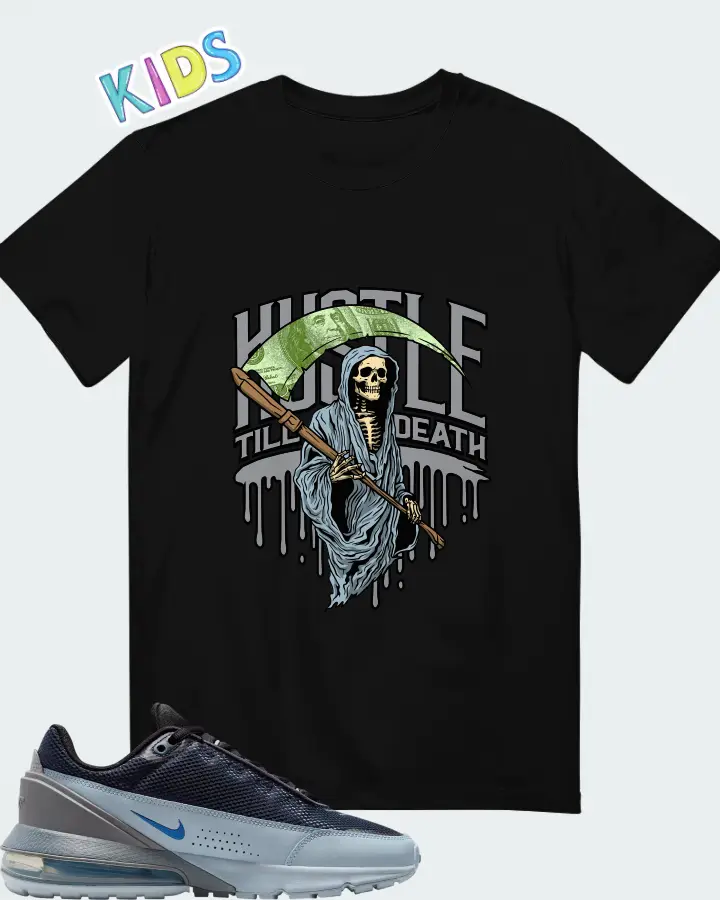 Nike Air Max Pulse Thunder Blue Wolf Grey Matching Kid's T-Shirt