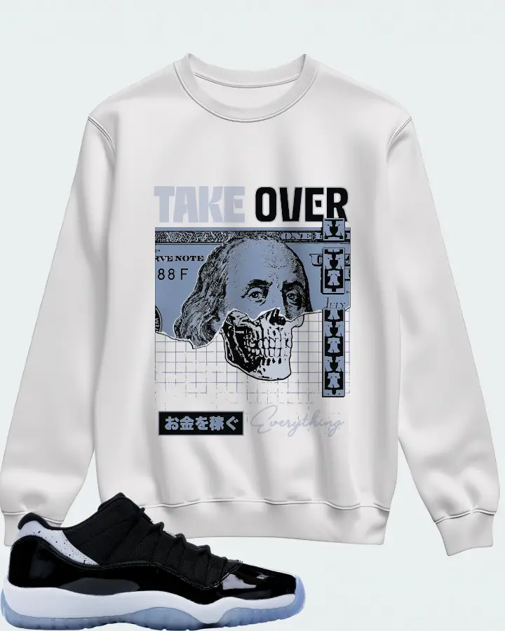Jordan 11 Retro Low Sneaker Matching Sweatshirt - Take Over