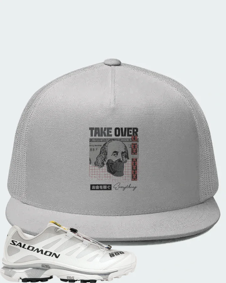 Salomon XT-4 OG Sneaker Matching White Hat - Take Over